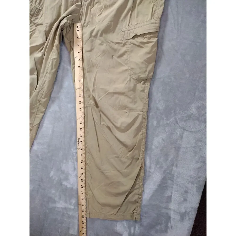 Rei Sahara Cargo Pants Mens 36x30 Relaxed Fit Convertible Roll Hiking Gorpcore